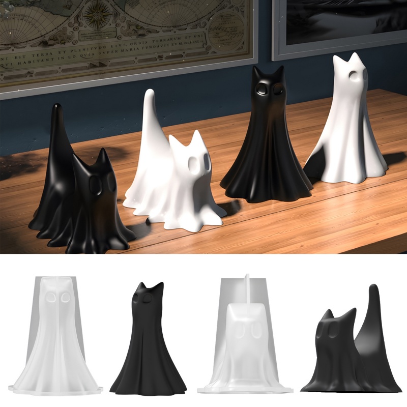 Jewelry Making Uv Resin Kit - Gatto fantasma Halloween Ornamento da tavolo
