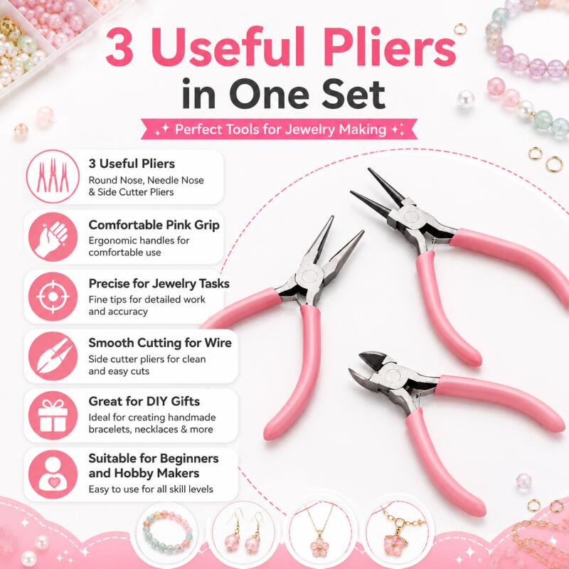 Jewelry Making Pliers Set - 1 pezzo/set Set di Pinze per