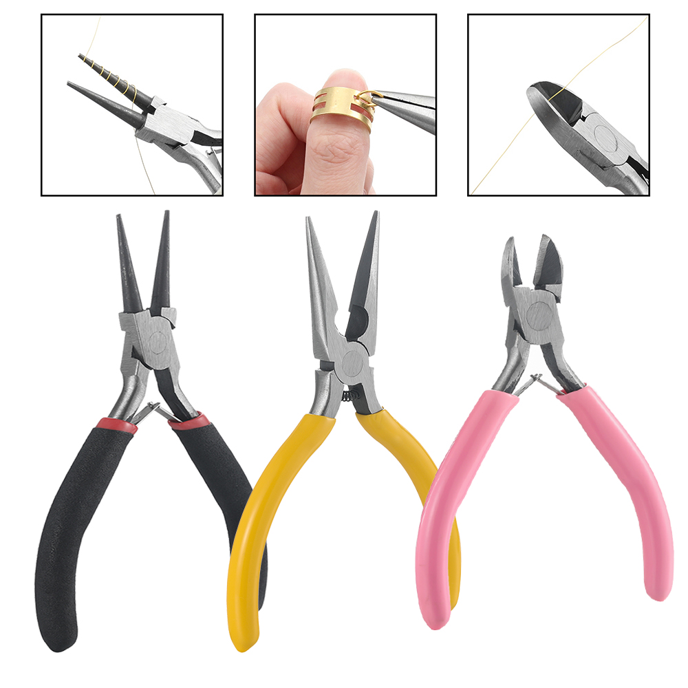 Jewelry Making Pliers Set - 3 pz/set 3 Stili Pinze Per