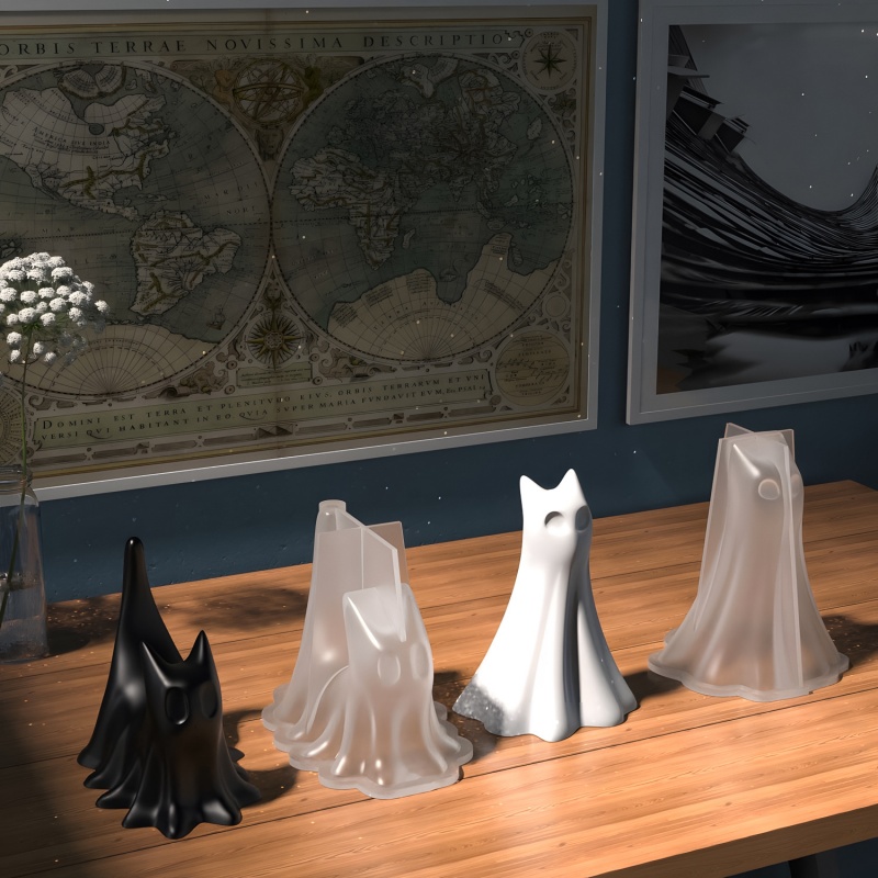 Gatto fantasma Halloween Ornam - Jewelry Making Uv Resin Kit recensione e prezzo