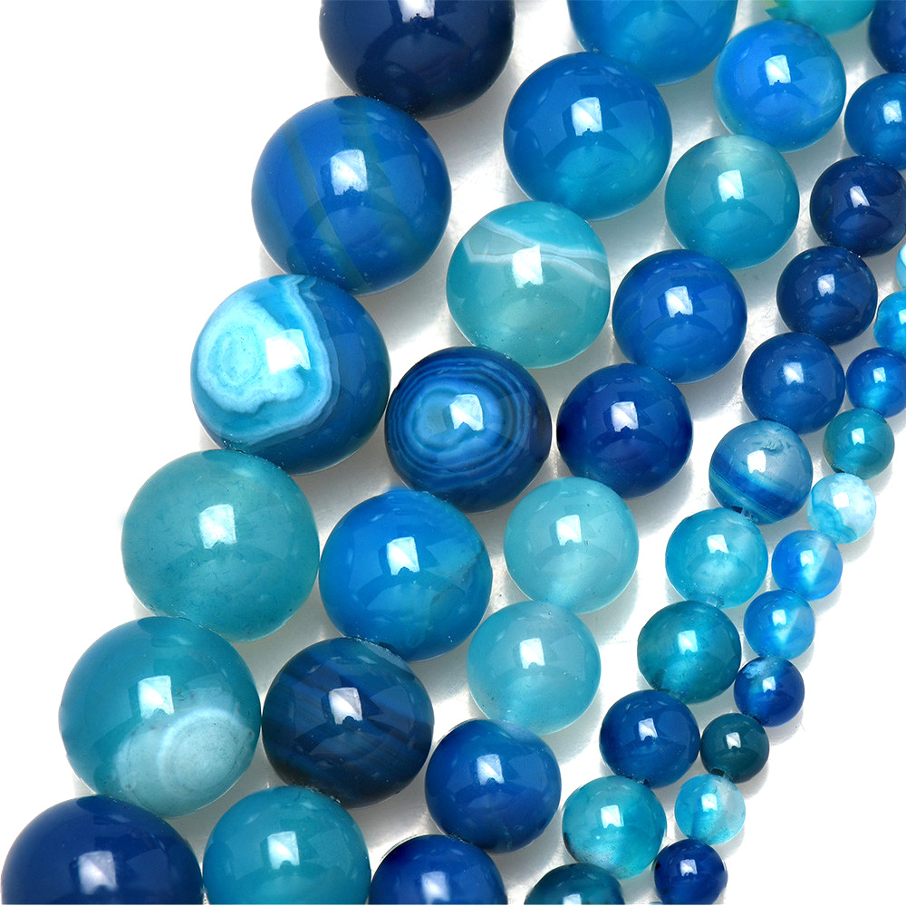 Perline sciolte rotonde di aga - Jewelry Making Gemstones recensione e prezzo