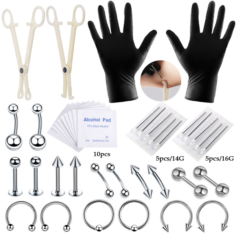 42 pz/set Body Piercing Tool K - Jewelry Making Pliers Set recensione e prezzo
