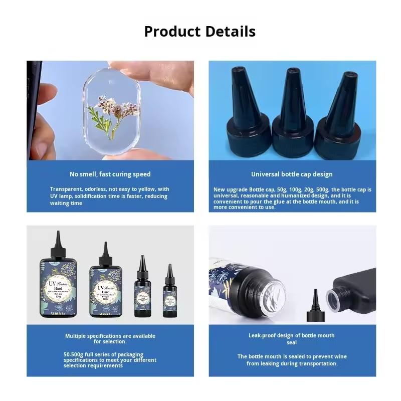 1/2 Pezzi Resina UV Cristallin - Jewelry Making Uv Resin Kit recensione e prezzo