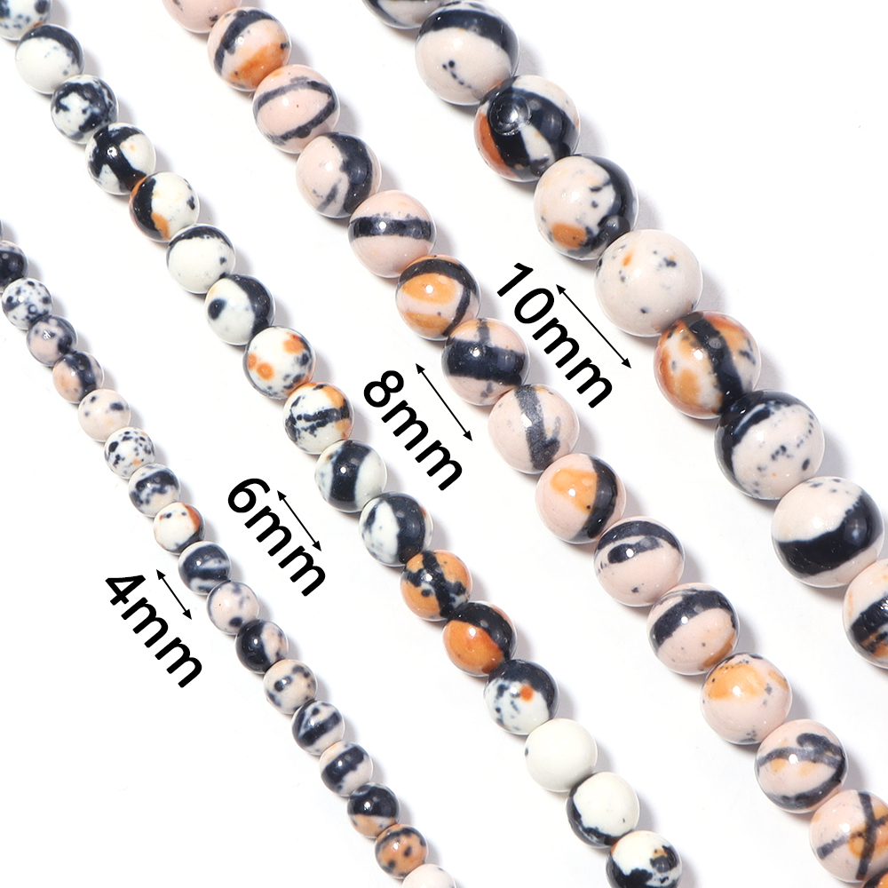 Perline Rotonde in Diaspro Col - Jewelry Making Gemstones recensione e prezzo