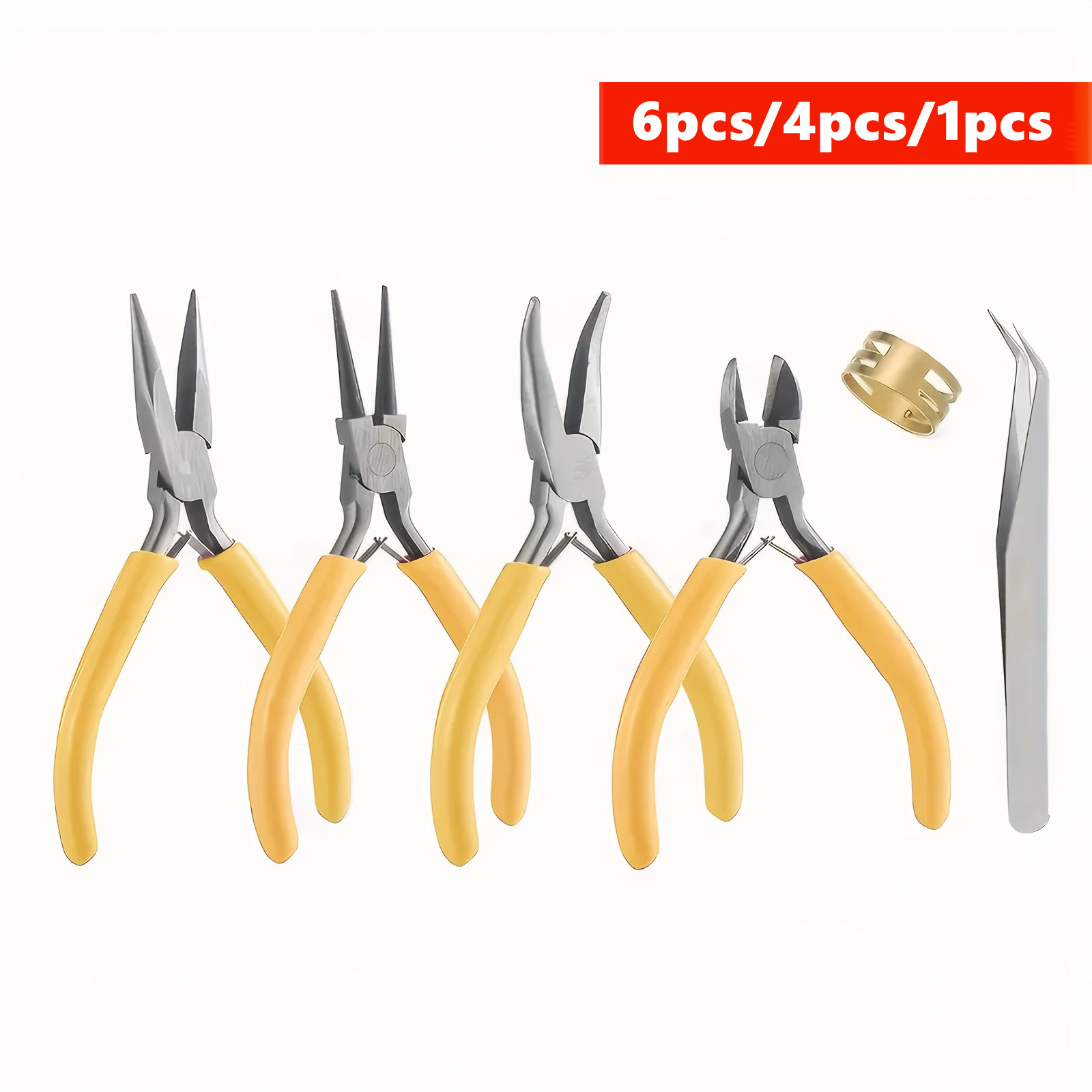 Set di 6/4/1 Pinze Gialle per  - Jewelry Making Pliers Set recensione e prezzo