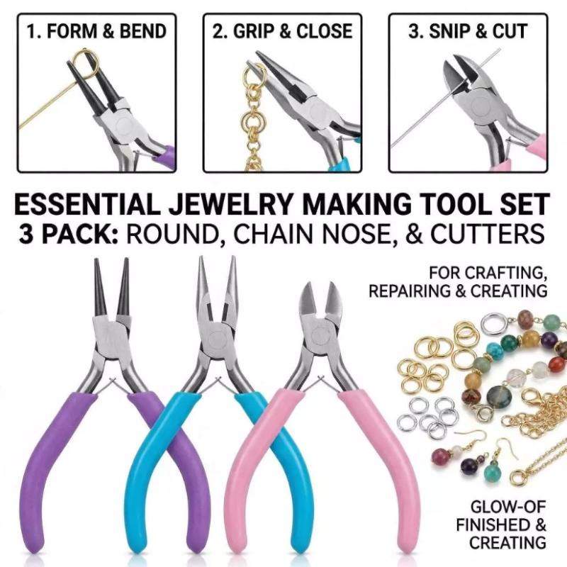 【L】Set di 1/3 Pinze per Creazi - Jewelry Making Pliers Set recensione e prezzo