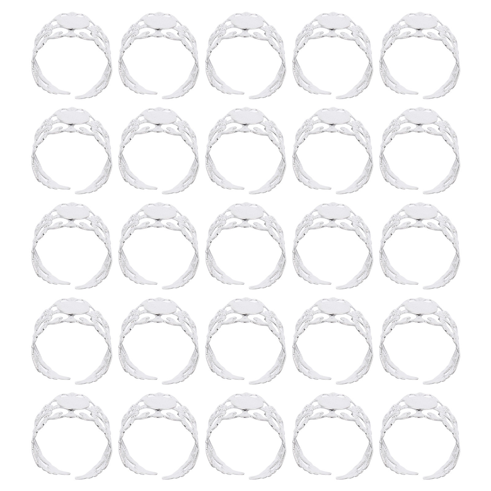 50 Pezzi di Anelli Ovali Regol - Jewelry Making Gemstones recensione e prezzo